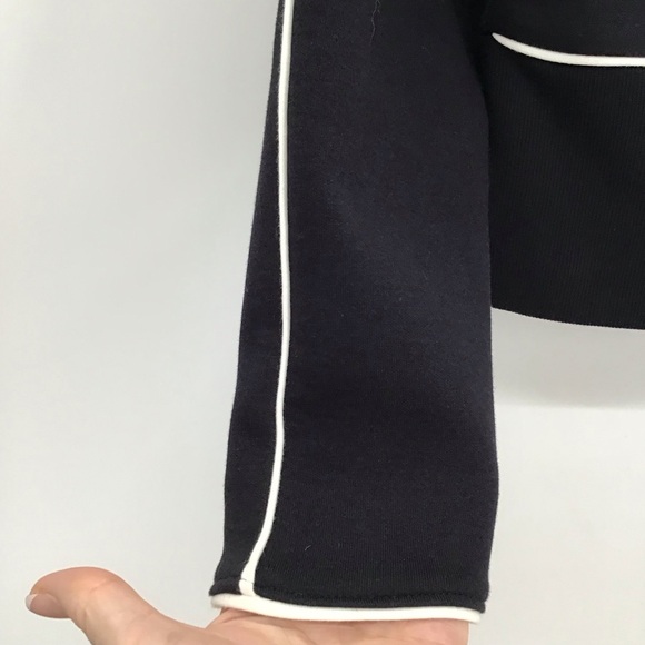 Victor Glemaud X Target Cropped Pullover Knit Sweatshirt Black Athletic Size XS - Picture 7 of 9